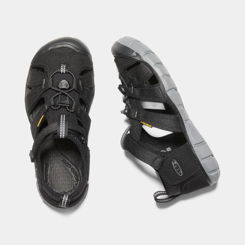 Sandalias Keen Seacamp II Cnx Para Niños Negros - Sandalias Keen Mexico (092546-WDS)